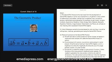 Overview of Geometric Algebra by Dr. Jack Hanlon