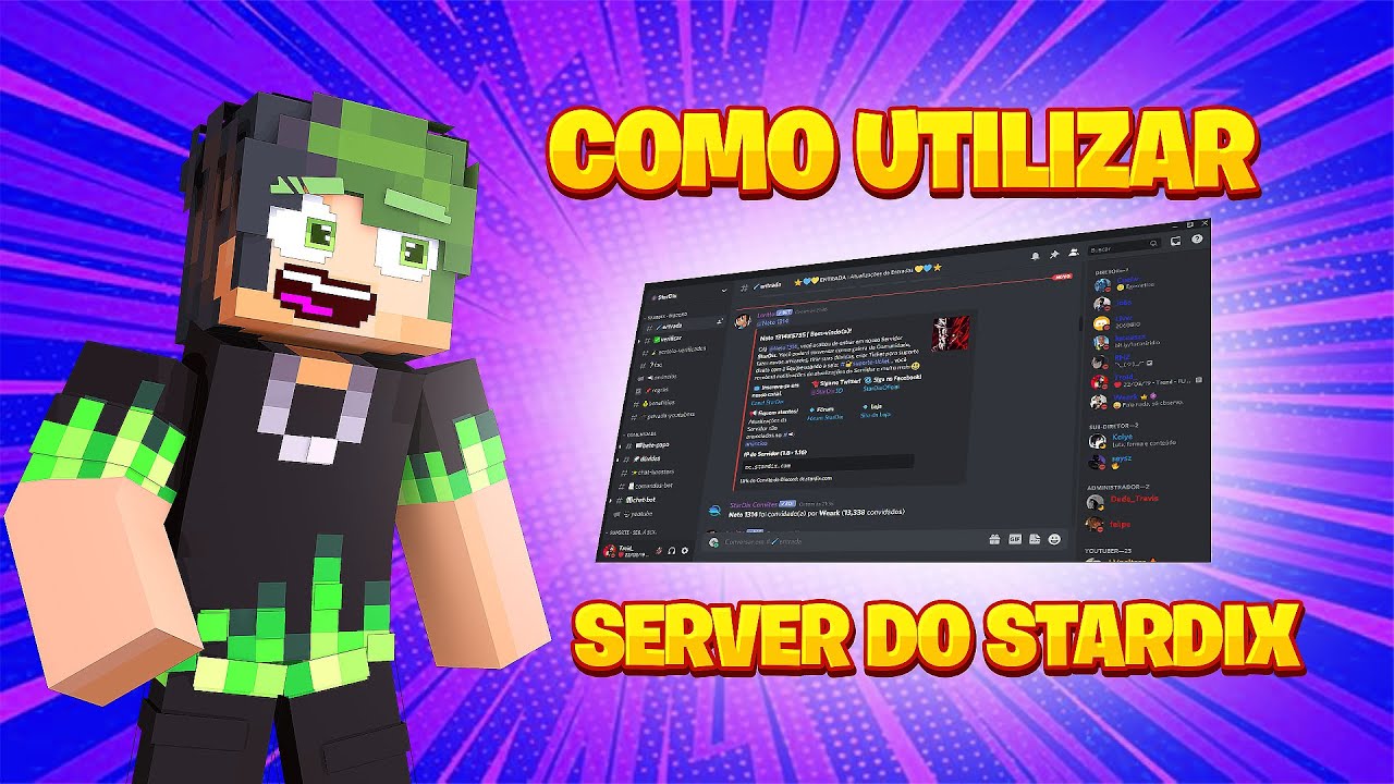 VINCULAR DISCORD AO SERVIDOR MINECRAFT Fiduante 