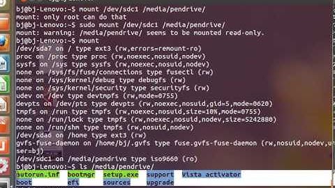 mounting filesystem linux
