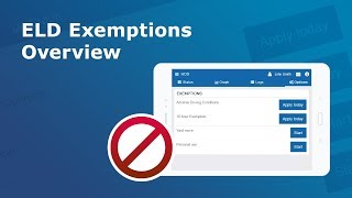 ELD Exemptions Overview