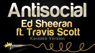 Ed Sheeran ft. Travis Scott- Antisocial (Karaoke Version) screenshot 1