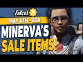 Fallout 76 minerva sale location  may 6th  8th