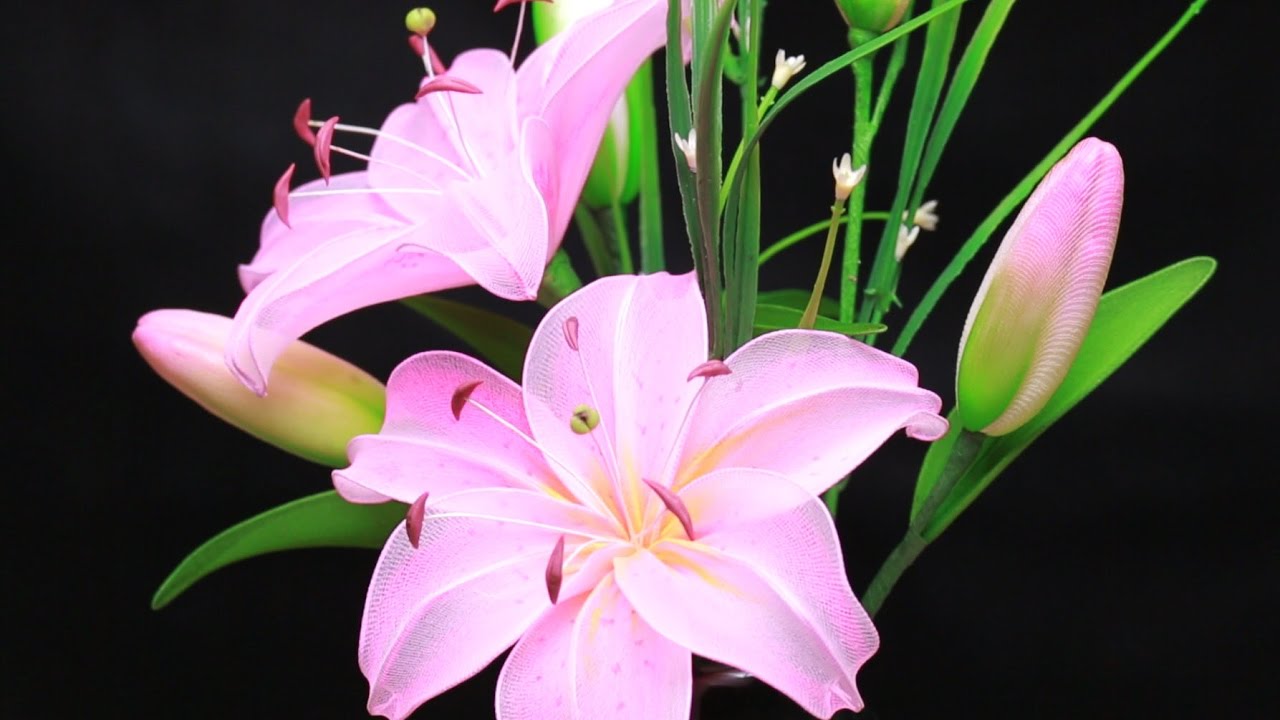 Tập 3: Làm HOA LY bằng vải voan