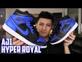 Air Jordan 1 Mid Royal &quot;HYPER ROYAL&quot; REVIEW and ON-FEET!