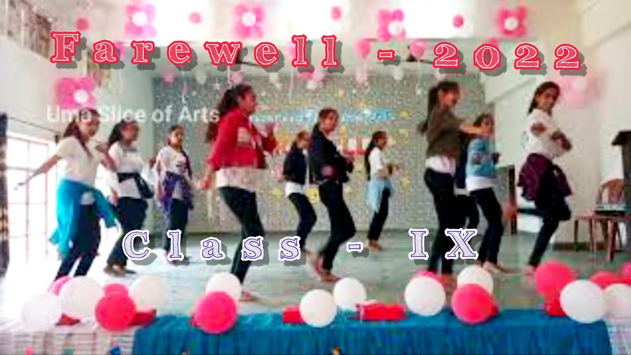 Group Dance by Girls of Class 9th / Celebrating Farewell day / St ...