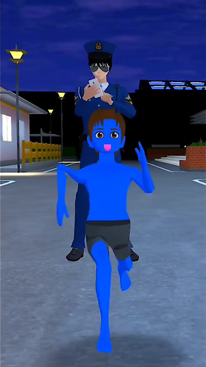 Alien Tried To Escape Police 👮🏻 #shorts #youtubeshorts #sakuraschoolsimulator
