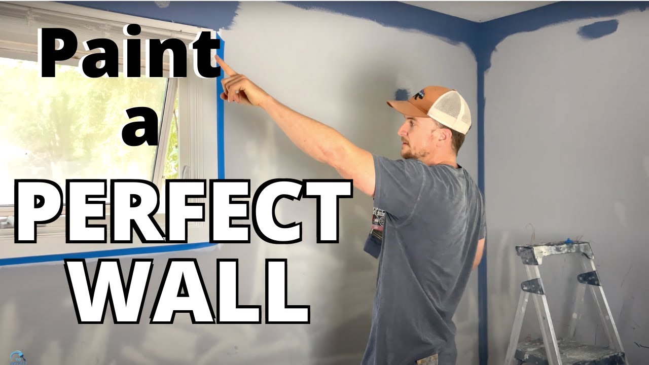 How to Paint a PERFECT Wall (20+ Years of Experience) - YouTube
