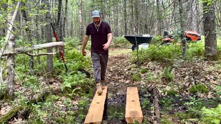 Free and Easy to Build Cedar Bridge 