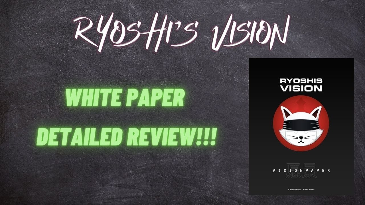 Ryoshi's Vision - Vision paper detailed review!!!