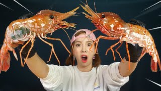 Mukbang Asmr 압도적인 크기대왕 활 도화새우먹방 The Highest Peak Dokdo Dohwa Shrimp Raw Eatingsound Ssoyoung