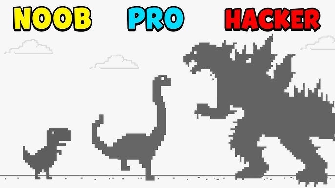 O que acontece depois de 99999 no Chrome Dinosaur Game?  Joguinho do google,  Jogo do chrome, Jogos de dinossauros