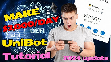 UniBot Tutorial: Earn 25-58% Profit passive income - Best MEV Bot Guide