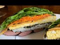 折叠紫菜包饭｜Folded Kimbap |三明治 | 减脂餐