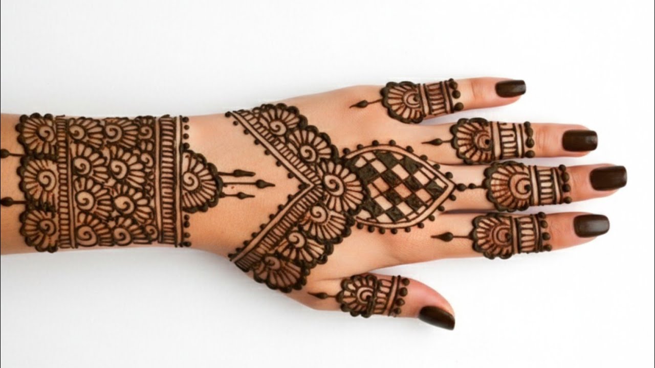 “Full Hand Arabic Mehndi Design 🌿 | Latest Bridal & Party Mehndi Pattern | Easy Step by Step#shorts 