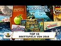 Top 13 Brettspiele von 2018 (deutsch)