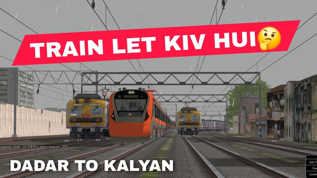 KYA VANDE BHARAT TRAIN KABHI LATE HOTI HAI I DADAR TO KALYN