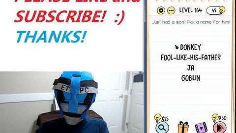 BRAIN TEST LEVEL 164 WALKTHROUGH WITH ANSWERS