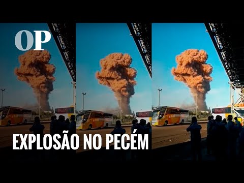 Explosão é registrada no Companhia Siderúrgica do Pecém, no Ceará