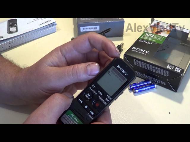 Диктофон Sony ICD PX333