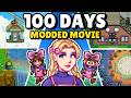 I played 100 days of MODDED Stardew Valley (mega movie)