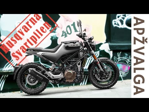 Video: „Husqvarna“naujasis „Svartpilen 401“yra Dviratis Dviračiu Su Visureigiu