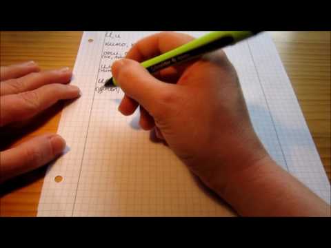 Video: Wie Unterschreibe Ich Ein Notizbuch In Mathematik, Russisch