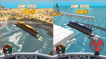 Train Ramp Jumping Gameplay Walkthrough