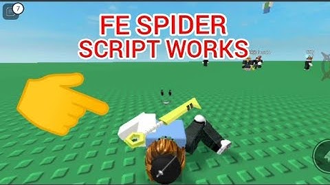 FE SPIDER SCRIPT played at Roblox FENCING game - see script link on comments
