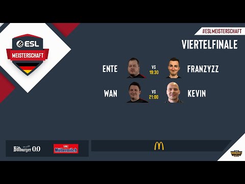 WC3 - Viertelfinale (EnTe vs. Franzyzz / WaN vs. Kevin) | ESL Frühlingsmeisterschaft 2022