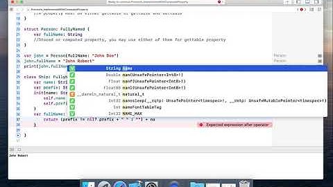Protocols in Swift w/ Computed property