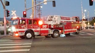 LAFD Light Force 98 Responding