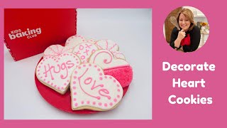 How to Decorate Valentines Heart Cookies