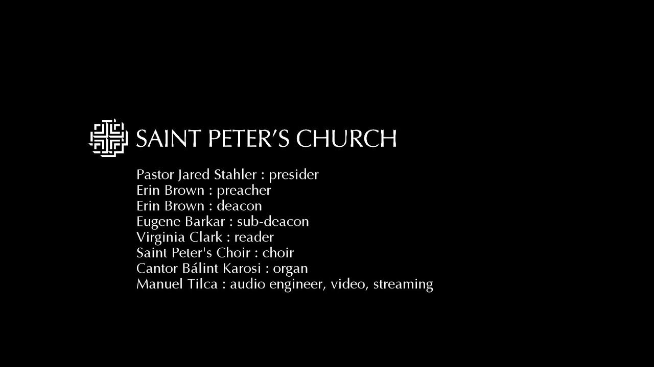 Third Sunday of Advent YouTube
