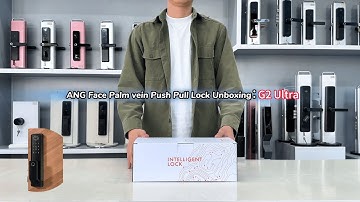 ANG Tuya Wifi Camera Face Palm vein Intercom Push Pull Fingerprint Password Lock Unbox：G2 Ultra