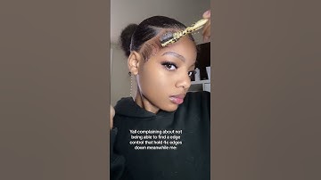 Thumbnail of Viral Edge Control | How to Lay Edges | Protective Styles