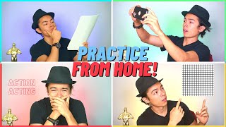 4 Ways To Practice Your Acting From HOME! | Acting Advice