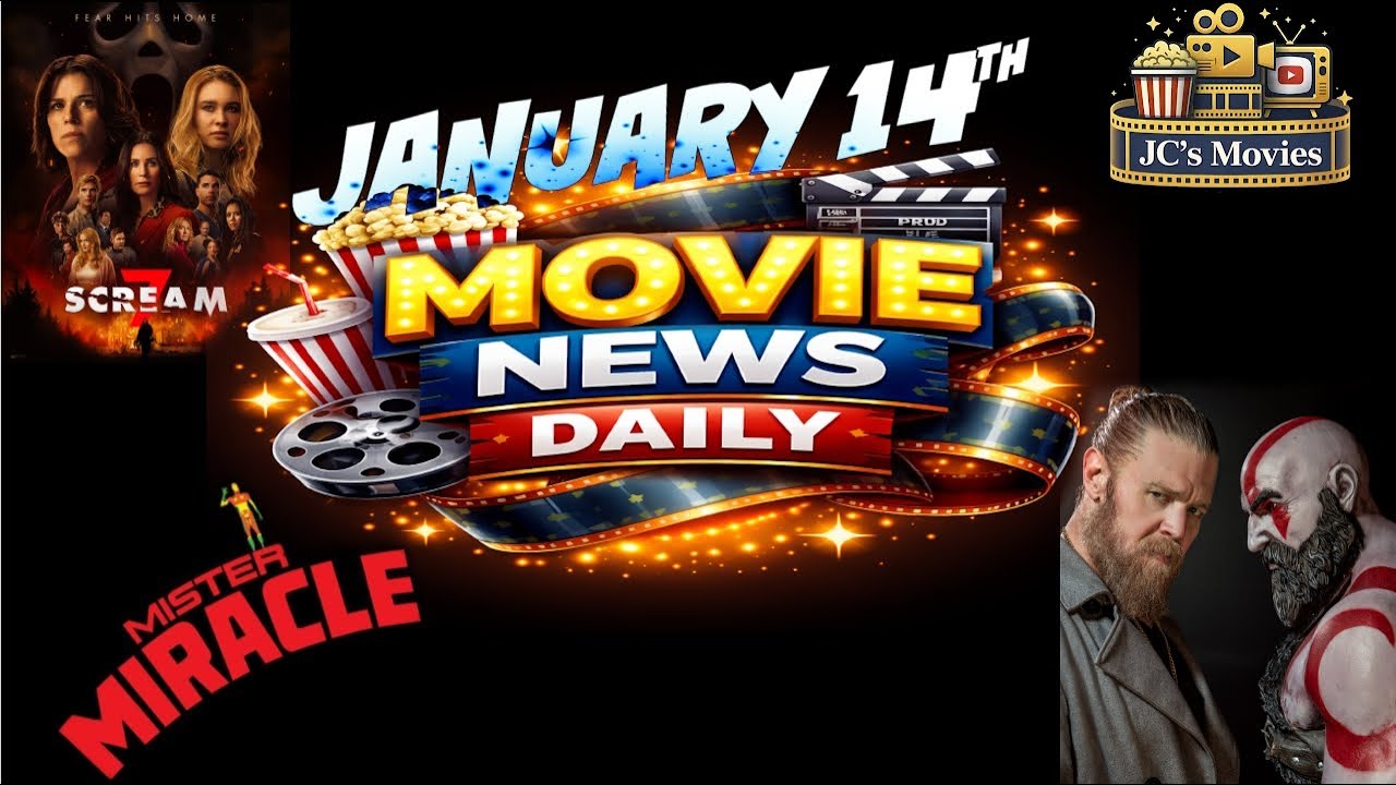 Movie News Daily (January 14th) | Scream 7 | God of War | Mister Miracle | DCU