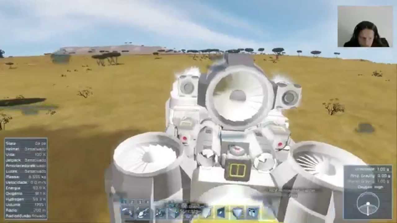 Space Engineers PLANETAS #03 Nave mineradora e Base quase pronta - YouTube