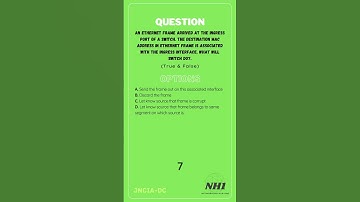 Q130 | JNCIA-DC | Module-3 - Ethernet Switching