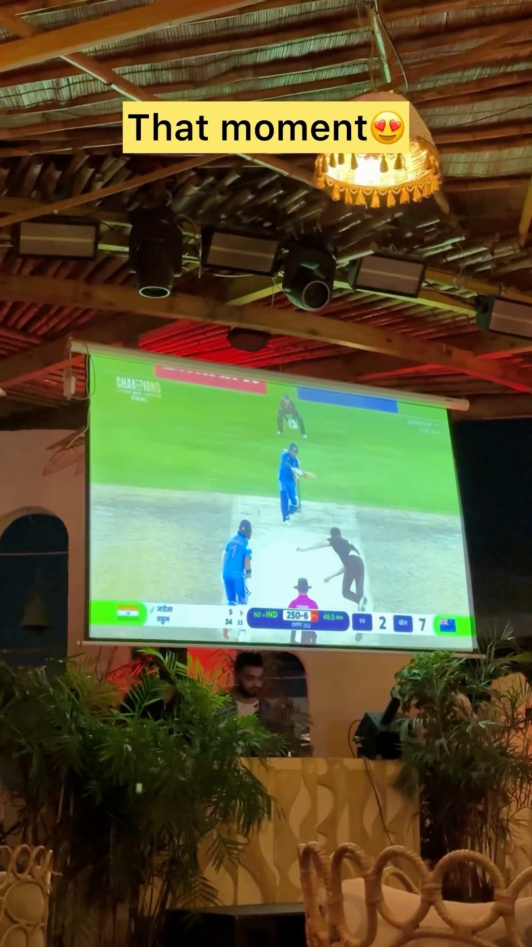 Wait for the winning moment? #chetanmonga #cricket #championsleague