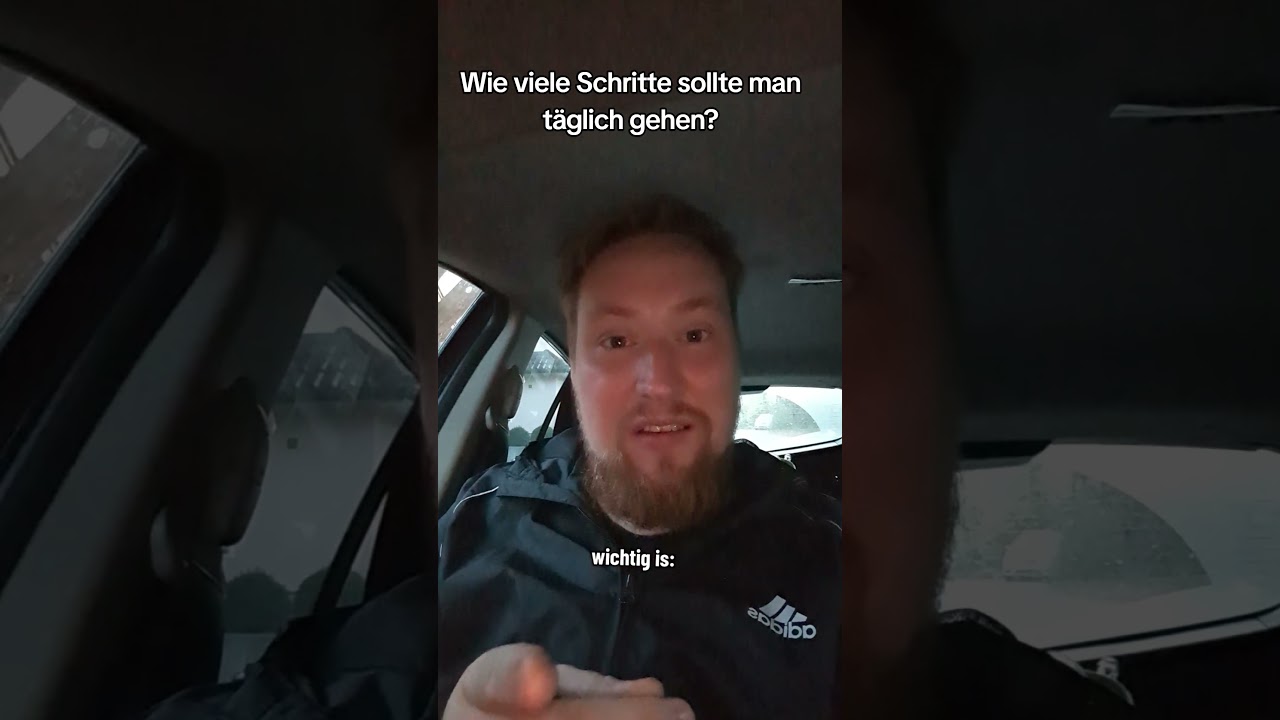 Ihr müsst WENIGER Schritte machen! 