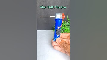 "DIY Mini Drill Machine Using DC Motor | Easy & Powerful!"
