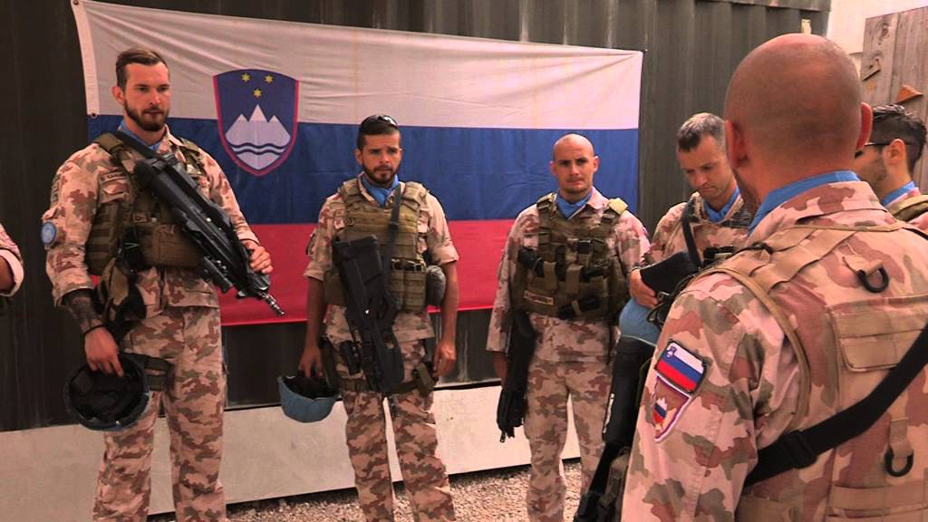 Portrait of a Slovenian peacekeeper