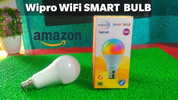 Wipro Garnet 9W Smart LED Bulb | WiFi Enabled | Unboxing & Review + Complete Setup | HINDI zohebmodi