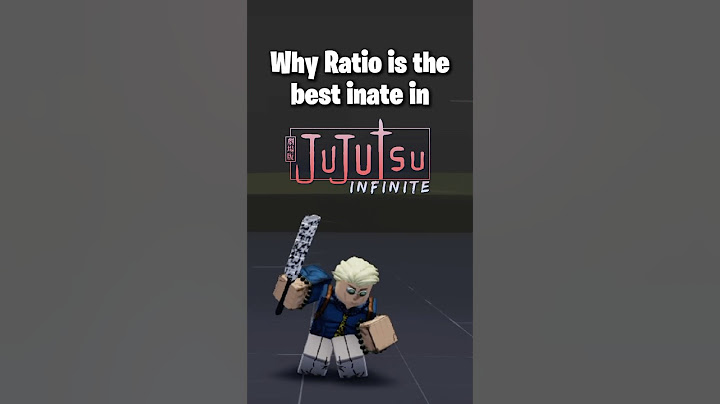 The Best Inate in Jujutsu Infinite is Ratio #jujutsuinfinite #roblox #jjk #shorts