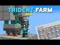 Minecraft Trident Farm - Best Design | 7 - 10 Per Hour