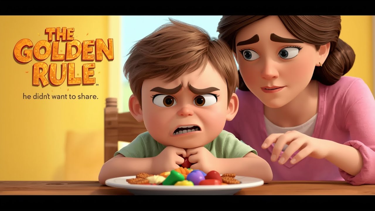 He Refused to Share… Then THIS Happened 😲 | Kids Moral Story | The Golden Rule Series