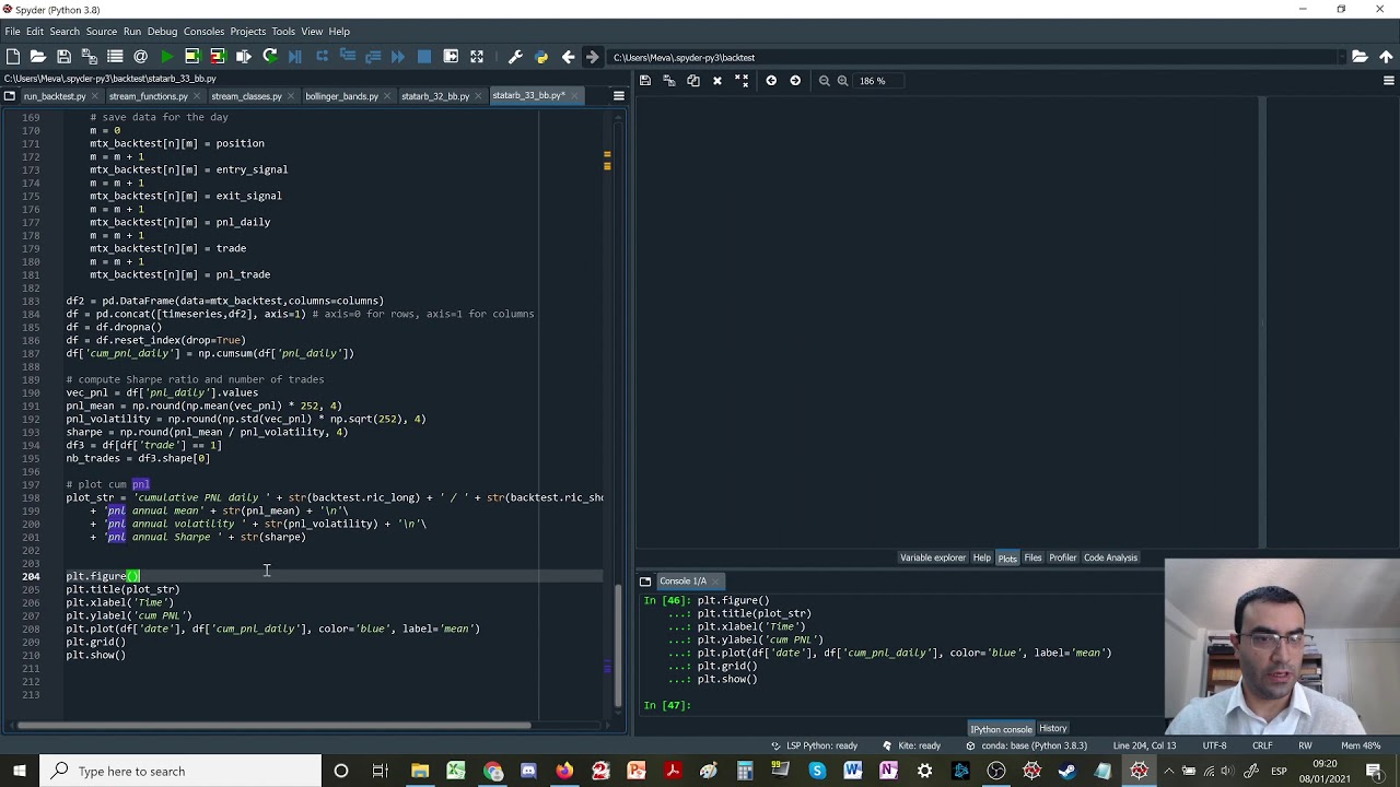 Finanzas con Python 33 stat arb strategia trading - YouTube