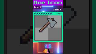 Axe Icon Pixel art #aseprite Axe Icon Pixel art #aseprite