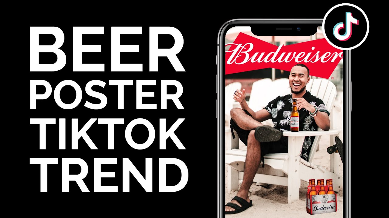 Beer poster trend tiktok